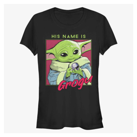 Queens Star Wars: The Mandalorian - His Name is Grogu Women's T-Shirt