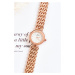Giorgio & Dario women's watch with zirconia on the dial rose gold