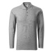 Pánske polo tričko s dlhým rukávom MLI-22112 Grey - Malfini šedá