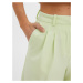 Vero Moda Collab Plisované nohavice 'Milena'  pastelovo zelená