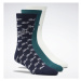 Reebok Ponožky Vysoké Unisex Classics Fold-Over Crew Socks 3 Pairs H47533 Zelená