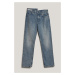 Džínsy Karl Lagerfeld Jeans Klj Straight Recycle Wb Denim Blue Marble