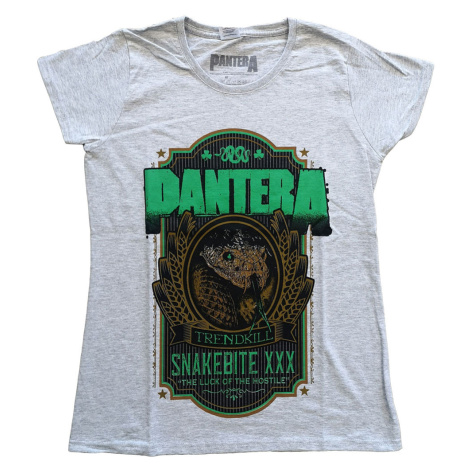 Pantera tričko Snakebite XXX Label Šedá