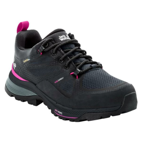 Women's Shoes Jack Wolfskin Force Striker Texapore Low Phantom / Pink