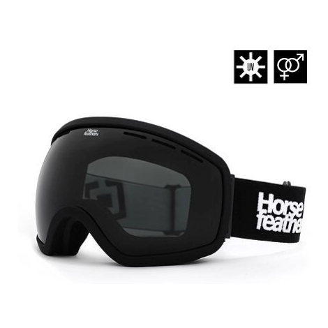 HORSEFEATHERS Okuliare na snowboard Knox - black/smoke BLACK