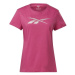 Reebok VECTOR GRAPHIC TEE Dámske tričko, ružová, veľkosť