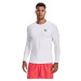 Tričko Under Armour Hg Armour Fitted Ls White