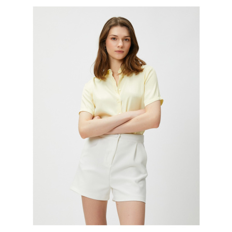 Koton Short Sleeve Shirt with Buttons