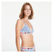 TOMMY JEANS Unlined Triangle Print modrý