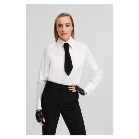 Košeľa Karl Lagerfeld Archive Classic Shirt White