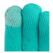 Detské dotykové turistické rukavice sh100 z pleteného materiálu 4-14 rokov