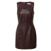 LEVI'S ® Šaty 'Penny Leather Dress'  čokoládová