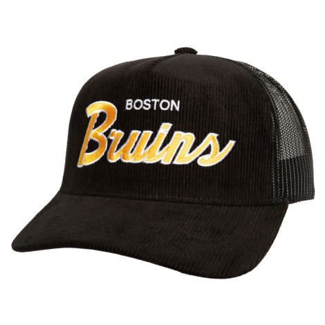 Boston Bruins čiapka baseballová šiltovka NHL Times Up Trucker black Mitchell & Ness