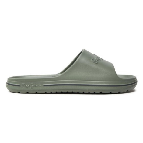 Pepe Jeans Šľapky Beach Slide M PMS70159 Zelená