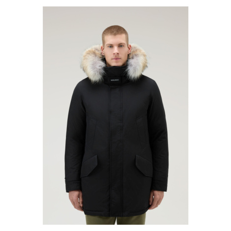 Bunda Woolrich Polar High Collar Fur Parka Čierna