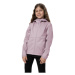 Dievčenská turistická softshellová bunda 4F JUNIOR SOFTSHELL JACKET F042-52S-LIGHT VIOLET