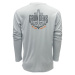 Grundéns funkčé uv tričko logo anchor ls tech tee grey mist