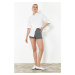 Trendyol Gray Premium Yarn Shorts & Bermuda