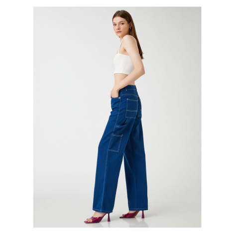 Koton Wide Leg Jeans High Waist