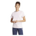 adidas EMBROIDERED T-SHIRT Dámske tričko, biela, veľkosť