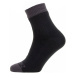 Sealskinz Waterproof Warm Weather Ankle Length Sock Black/Grey S Cyklo ponožky