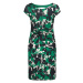 Vera Mont Puzdrové šaty  trávovo zelená / čierna / biela