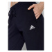 Adidas Teplákové nohavice Essentials French Terry Logo H07857 Tmavomodrá Slim Fit