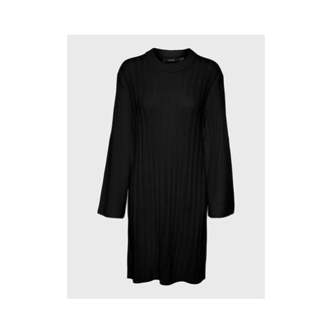 Vero Moda Úpletové šaty Layla 10273088 Čierna Regular Fit