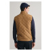 VESTA GANT QUILTED WINDCHEATER VEST ROASTED WALNUT