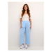 Kaffe Culottes nohavice Naya 10507418 Modrá Relaxed Fit