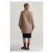 KABÁT GANT QUILTED COAT WITH CORD DETAILS DARK KHAKI