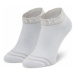 Calvin Klein Súprava 2 párov kotníkových ponožiek dámskych 701218775 Biela