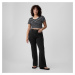 Kalhoty GAP Denim Pants Flare Basic Black