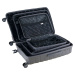 SIVÁ 3DIELNA SADA KUFROV WINGS MUR01 3, SET OF 3 WINGS POLIPROPYLEN SUITCASES L,M,S GREY