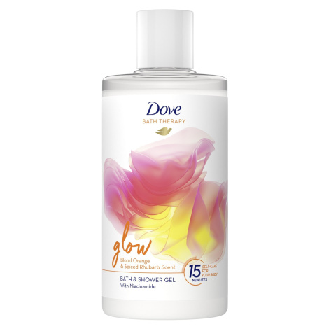 Dove Bath Therapy Glow pena do kúpeľa a sprchový gél 400 ml