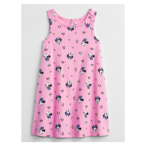 Detské šaty GAP & Disney Minnie Ružová