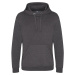 Just Hoods Pánska mikina s kapucňou JH101 Charcoal -Heather