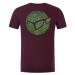 Korda tričko birdsnest tee burgundy