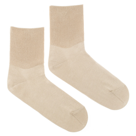 Ponožky Diabetické s vysokým lemom béžové Fusakle