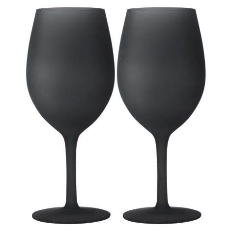 Poháre na víno Brunner Wineglass Blacksatin - 2ks Farba: čierna