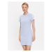 Adidas Každodenné šaty Essentials 3-Stripes Tee Dress IC9885 Modrá Fitted Fit