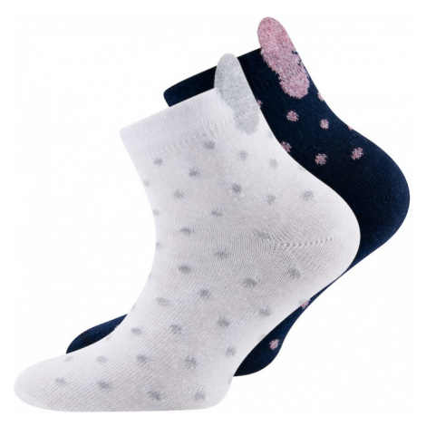 EWERS Ponožky  námornícka modrá / sivá / svetloružová / biela