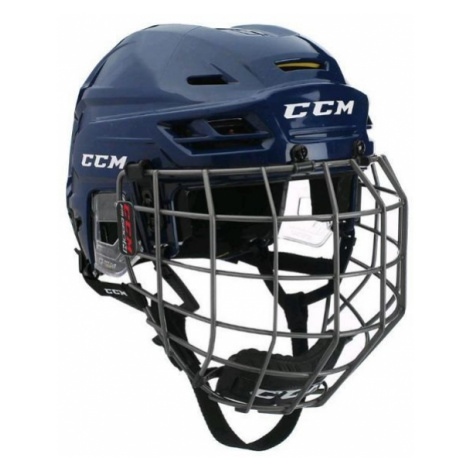 CCM TACKS 310C SR COMBO Hokejová prilba, tmavo modrá, veľkosť