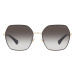 Ralph Lauren Slnečné okuliare 'RA4138'  zlatá / čierna
