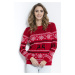 Dámsky sveter Fobya Fobya_Sweater_F855_Red