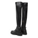 Tommy Hilfiger Mušketierky Stretch Monochromatic Longboot FW0FW07611 Čierna