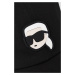 Šiltovka Karl Lagerfeld K/Ikonik 2.0 Cap Black