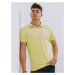 Pánske POLO tričko VSB VUGO v pastelovo-žltej farbe