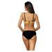 FAREBNÉ BIKINY CHRISTINA ŽLTÁ/ORANŽOVÁ/ČIERNA M-348 (4)