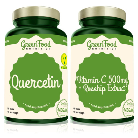 GreenFood Nutrition Quercetin + Vitamin C 500 mg sada